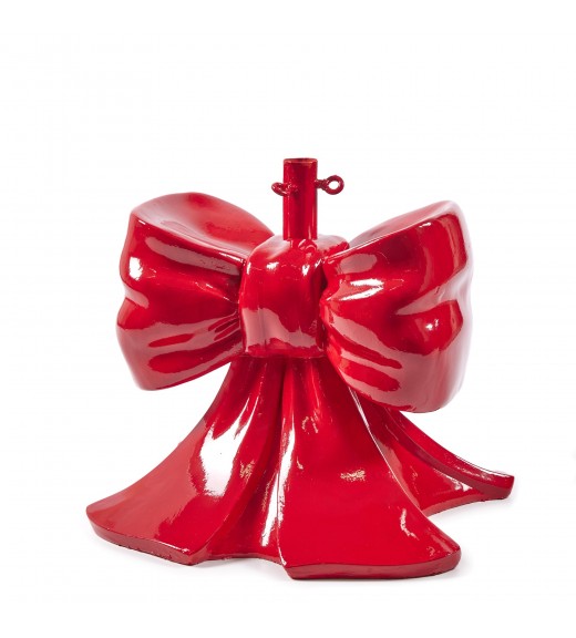 Base per Albero di Natale Fiocco Rosso H45 - EDG