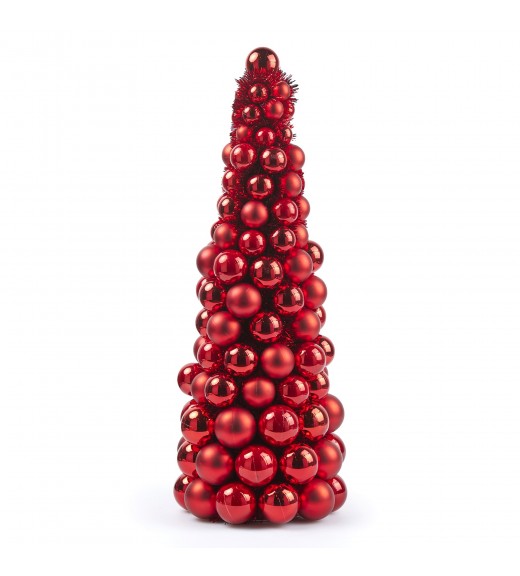 Albero di Natale Topiary Pallemix Cono H65 - EDG