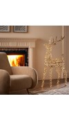 Decorazione Renna Stripes 600 microled H90 - EDG