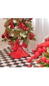 Base per Albero di Natale Fiocco Rosso H45 - EDG