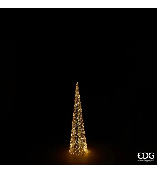Decorazione Albero Cono Stripes 720 microled H120 - EDG