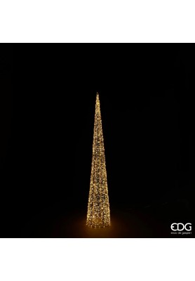 Decorazione Albero Cono Stripes 1800 microled H180 - EDG