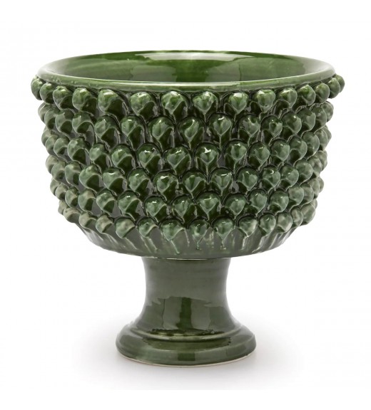 Vaso Fenice Pigna con Piede Verde H31 - EDG  