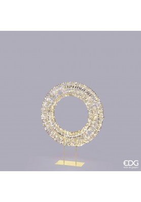 Decorazione Corona led con base 720 microled H90 - EDG