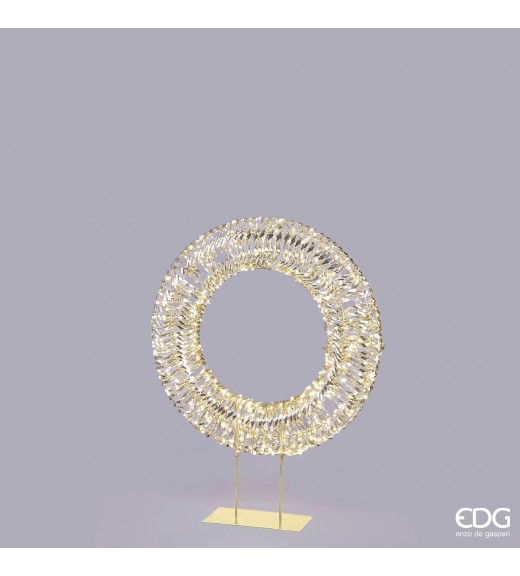 Decorazione Corona led con base 720 microled H90 - EDG