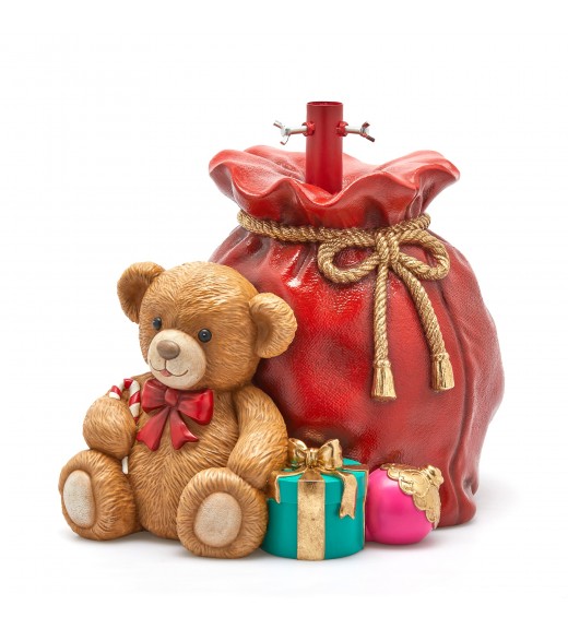 Base per Albero di Natale Sacco Orso  H44 - EDG
