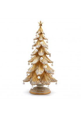 Albero di natale Pino Poly con Perle H46 - EDG