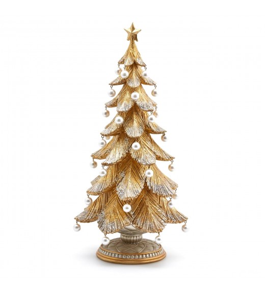 Albero di natale Pino Poly con Perle H46 - EDG