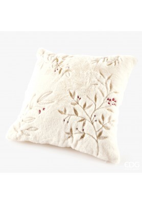 Cuscino ricamato Furry quadrato - EDG