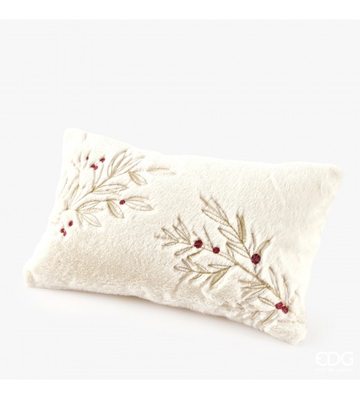 Cuscino ricamato Furry rettangolare - EDG