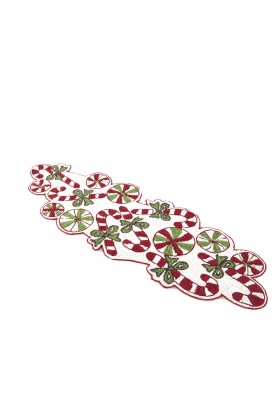 Runner natalizio Candy Cane L90 - EDG