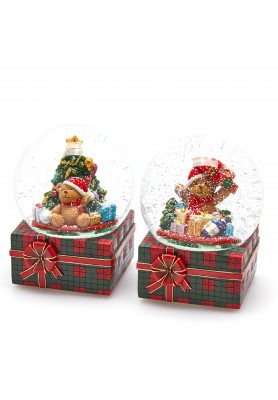 Sfera Acqua Pacco Regalo Orso H20 Musica+Movimento - EDG