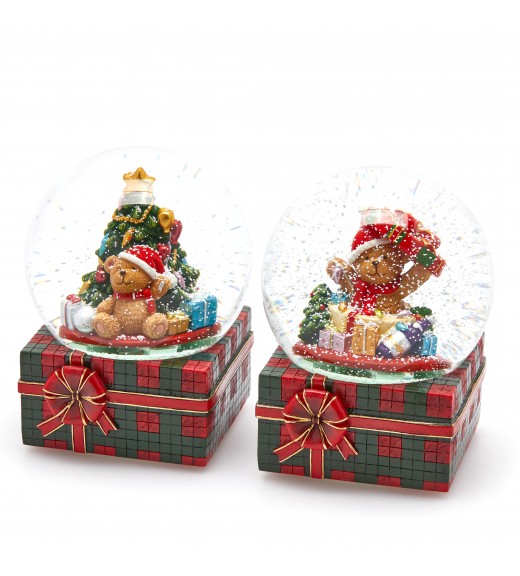 Sfera Acqua Pacco Regalo Orso H20 Musica+Movimento - EDG