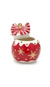 Contenitore Palla XMas Righe h21 - EDG