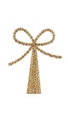 Decoro Cono Jewel con fiocco dorato H66 - EDG