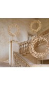 Decorazione Corona led con base 720 microled H90 - EDG