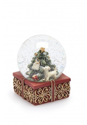 Sfera Acqua Albero con Cerbiatto H8,5 - EDG