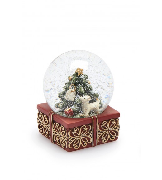 Sfera Acqua Albero con Cerbiatto H8,5 - EDG