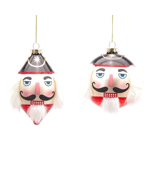 Decoro Soldatino Schiaccianoci S/2 - Collezione Santa's Gifts - EDG