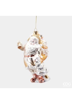Decoro Babbo Natale Gold Bell - Linea Gold Christmas - EDG