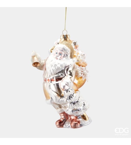 Decoro Babbo Natale Gold Bell - Linea Gold Christmas - EDG