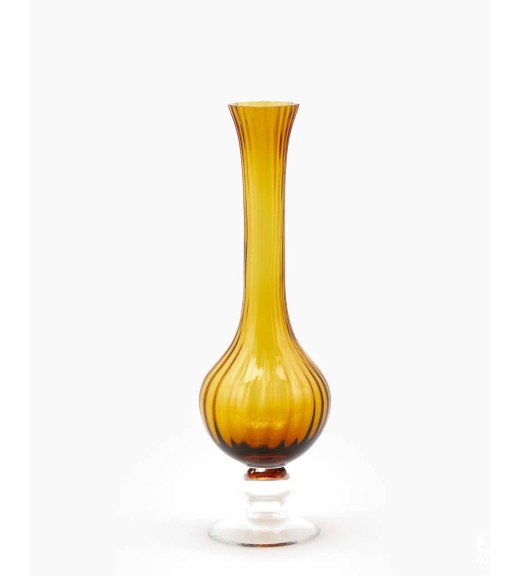 Vaso Righe Collolungo H40 Ambra EDG