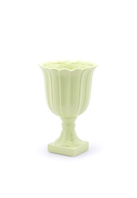 Vaso Tulip Coppa con Piede h35 Verde - EDG 