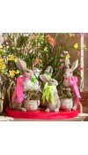 Coniglio Poly con Fiocco - Linea Happy Spring - EDG