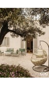 Salotto da Giardino 4 pezzi in Acciaio Verde - EDG