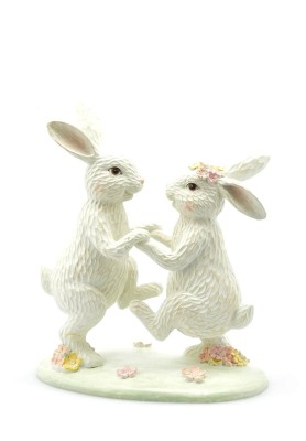 Coniglio Lui e Lei Poly - Linea Happy Spring - EDG