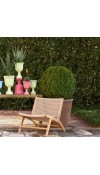 Vaso Tulip Coppa con Piede h35 Verde - EDG 