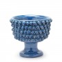 Vaso Fenice Pigna con Piede Blu H24 - EDG  