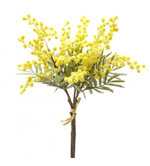 Fiori di Mimosa Mazzo 3 rami H39 cm - EDG 