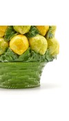 Cesto in Ceramica con limoni H47 - EDG 