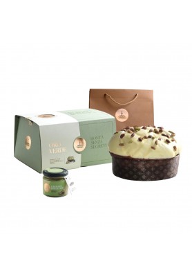 Panettone Artigianale Oro Verde al Pistacchio 1kg - Fiasconaro Panettone Artigianale Oro Verde al Pistacchio 1kg - Fiasconaro