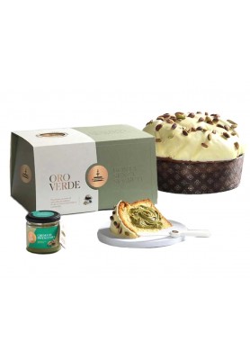 Panettone Artigianale Oro Verde al Pistacchio 1kg - Fiasconaro