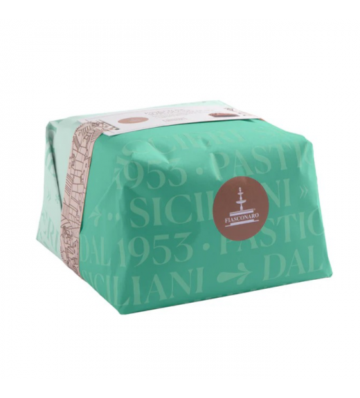 Panettone Artigianale Albicocca e Cioccolato di Modica 1 kg - Fiasconaro