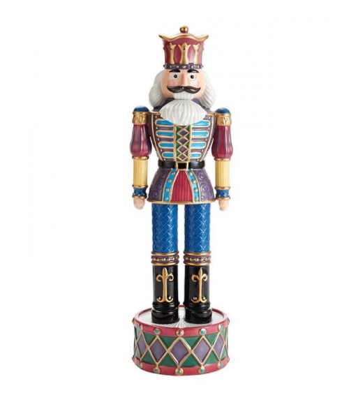 Soldatino Schiaccianoci in porcellana Winter Whimsy Price H43 - Collezione Holiday Nutcracker - Fitz and Floyd 