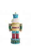 Soldatino Schiaccianoci in porcellana Winter Whimsy Soldier H37 - Collezione Holiday Nutcracker - Fitz and Floyd 