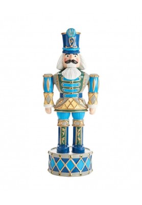 Soldatino Schiaccianoci in porcellana Winter Whimsy Guard H40 - Collezione Holiday Nutcracker - Fitz and Floyd 