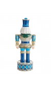 Soldatino Schiaccianoci in porcellana Winter Whimsy Guard H40 - Collezione Holiday Nutcracker - Fitz and Floyd 