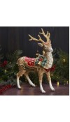 Cervo in porcellana H43 - Collezione Noel Holiday - Fitz and Floyd 