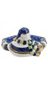 Centrotavola Babbo Natale - Collezione Telluride Blue - Fitz and Floyd 