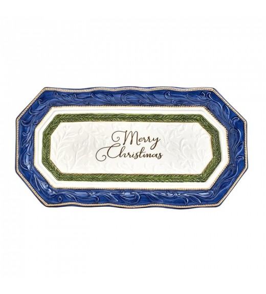 Centrotavola Vassoio - Collezione Telluride Blue - Fitz and Floyd 