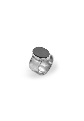 Anello Jack ovale Onice Mis.18 - Giovanni Raspini