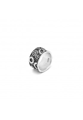 Anello Fascia Ingranaggi Mis.26 - Collezione Uomo - Giovanni Raspini