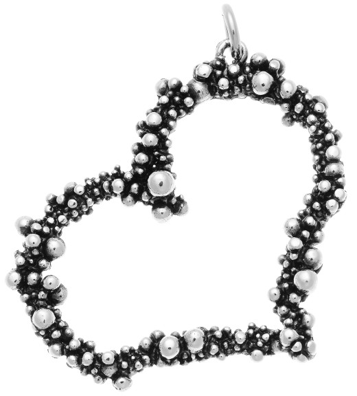 Charm Cuore Perlage Maxi - Collezione Cuori Perlage - Giovanni Raspini