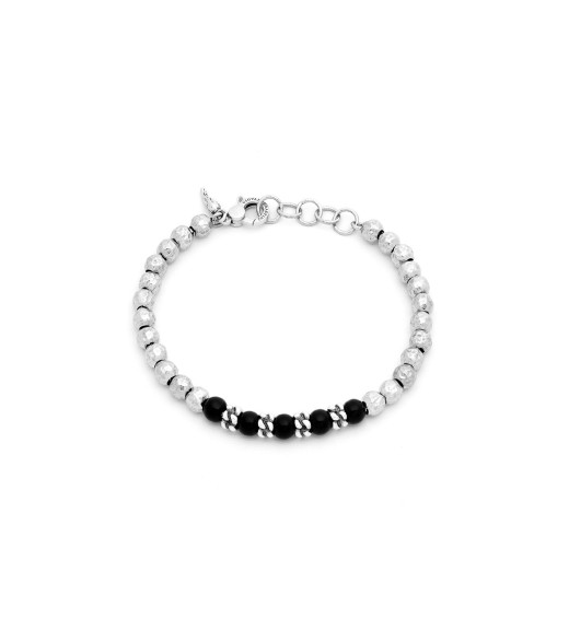 Bracciale Sfere Onice e Treccia - Collezione Uomo - Giovanni Raspini
