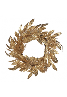 Ghirlanda Gold Foglie Glitter D48 - Goodwill