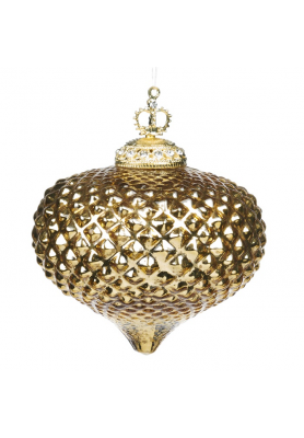 Decoro Palla Corona Oro - Collezione The Golden Nutcracker - Goodwill